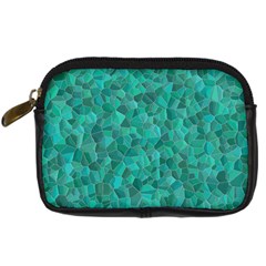 Turquoise Digital Camera Leather Case by LalaChandra