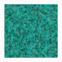 Turquoise Medium Glasses Cloth (2-side) by LalaChandra