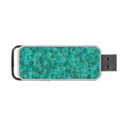 Turquoise Portable Usb Flash (two Sides) by LalaChandra