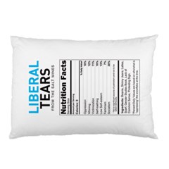 Liberal Tears  Funny With Supplement Facts Custom Colors Pillow Case by snek