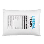 Liberal Tears  funny with supplement facts CUSTOM COLORS Pillow Case (Two Sides) Back