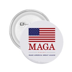 Maga Make America Great Again With Usa Flag 2 25  Buttons by snek