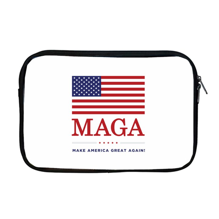 MAGA Make America Great Again with USA flag Apple MacBook Pro 17  Zipper Case