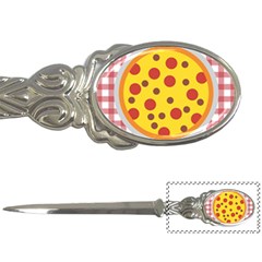 Pizza Table Pepperoni Sausage Letter Opener by Pakrebo