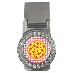 Pizza Table Pepperoni Sausage Money Clips (cz)  by Pakrebo