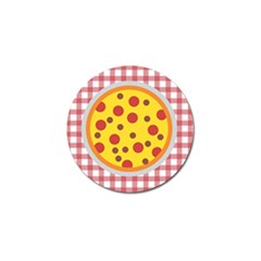 Pizza Table Pepperoni Sausage Golf Ball Marker by Pakrebo