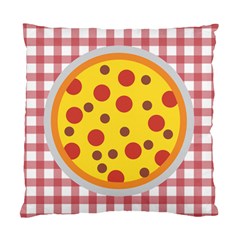 Pizza Table Pepperoni Sausage Standard Cushion Case (one Side) by Pakrebo