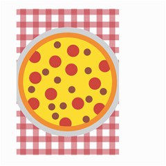 Pizza Table Pepperoni Sausage Large Garden Flag (two Sides) by Pakrebo