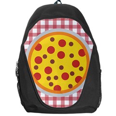 Pizza Table Pepperoni Sausage Backpack Bag by Pakrebo