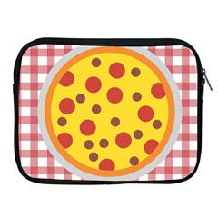 Pizza Table Pepperoni Sausage Apple Ipad 2/3/4 Zipper Cases by Pakrebo