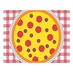 Pizza Table Pepperoni Sausage Double Sided Flano Blanket (large)  by Pakrebo