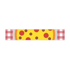 Pizza Table Pepperoni Sausage Flano Scarf (mini) by Pakrebo