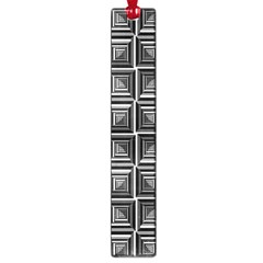 Pattern Op Art Black White Grey Large Book Marks by Pakrebo