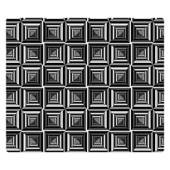 Pattern Op Art Black White Grey Double Sided Flano Blanket (small)  by Pakrebo