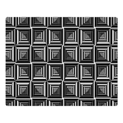 Pattern Op Art Black White Grey Double Sided Flano Blanket (large)  by Pakrebo