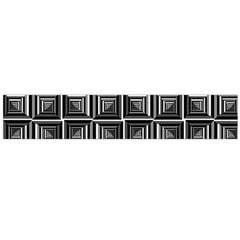 Pattern Op Art Black White Grey Large Flano Scarf  by Pakrebo