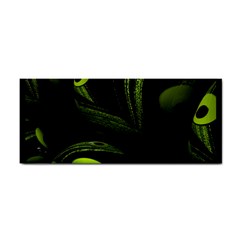 Fractal Fractals Green Ball Black Hand Towel