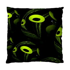 Fractal Fractals Green Ball Black Standard Cushion Case (Two Sides)