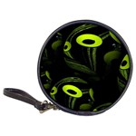 Fractal Fractals Green Ball Black Classic 20-CD Wallets Front