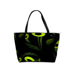 Fractal Fractals Green Ball Black Classic Shoulder Handbag by Pakrebo