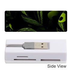 Fractal Fractals Green Ball Black Memory Card Reader (Stick)