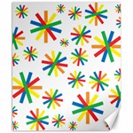 Celebrate Pattern Colorful Design Canvas 8  x 10  8.15 x9.66  Canvas - 1