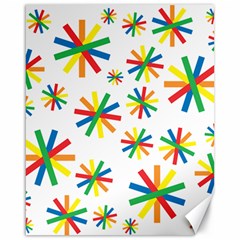 Celebrate Pattern Colorful Design Canvas 16  X 20  by Pakrebo