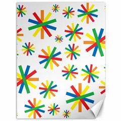 Celebrate Pattern Colorful Design Canvas 36  X 48  by Pakrebo