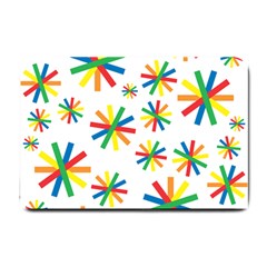 Celebrate Pattern Colorful Design Small Doormat  by Pakrebo