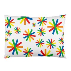 Celebrate Pattern Colorful Design Pillow Case (two Sides) by Pakrebo