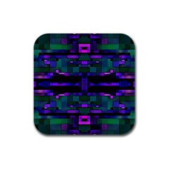 Abstract Pattern Desktop Wallpaper Rubber Square Coaster (4 Pack)  by Pakrebo