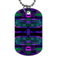 Abstract Pattern Desktop Wallpaper Dog Tag (one Side) by Pakrebo