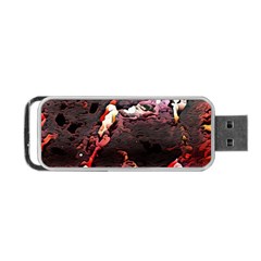 Texture Art Design Pattern Portable Usb Flash (one Side) by Pakrebo