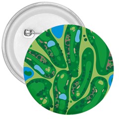 Golf Course Par Golf Course Green 3  Buttons by Pakrebo