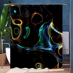 Abstract Background Pattern Shower Curtain 60  X 72  (medium)  by Pakrebo