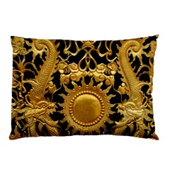 Golden Sun Gold Decoration Wall Pillow Case by Pakrebo