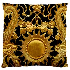 Golden Sun Gold Decoration Wall Standard Flano Cushion Case (one Side)