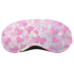 Valentine Background Hearts Bokeh Sleeping Masks by Pakrebo