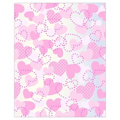 Valentine Background Hearts Bokeh Drawstring Bag (small)