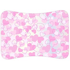 Valentine Background Hearts Bokeh Velour Seat Head Rest Cushion by Pakrebo