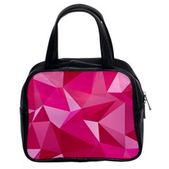 Pattern Halftone Geometric Classic Handbag (two Sides) by Pakrebo