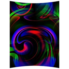 Swirl Background Design Colorful Back Support Cushion by Pakrebo