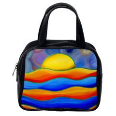 Paint Painting Landscape Scene Classic Handbag (one Side) by Pakrebo