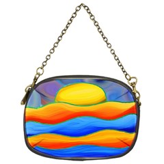 Paint Painting Landscape Scene Chain Purse (one Side) by Pakrebo