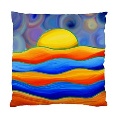 Paint Painting Landscape Scene Standard Cushion Case (one Side) by Pakrebo