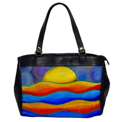 Paint Painting Landscape Scene Oversize Office Handbag by Pakrebo