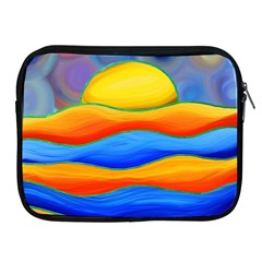 Paint Painting Landscape Scene Apple Ipad 2/3/4 Zipper Cases by Pakrebo