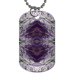 Pattern Abstract Horizontal Dog Tag (two Sides) by Pakrebo