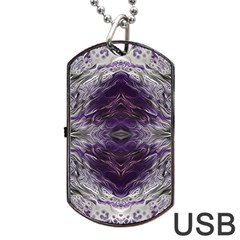 Pattern Abstract Horizontal Dog Tag Usb Flash (two Sides) by Pakrebo