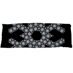 Snowflake Abstract Pattern Shape Body Pillow Case Dakimakura (two Sides) by Pakrebo